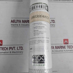 Parker 0803004873 Charcoal Filter Element 10 Microns 40-180F 33M3/Hr/S1 Hro