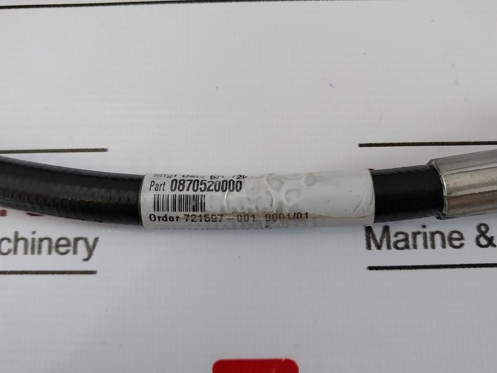 Parker 0870520000 Hydraulic Pressure Tube And Connection 0-3000 Psi