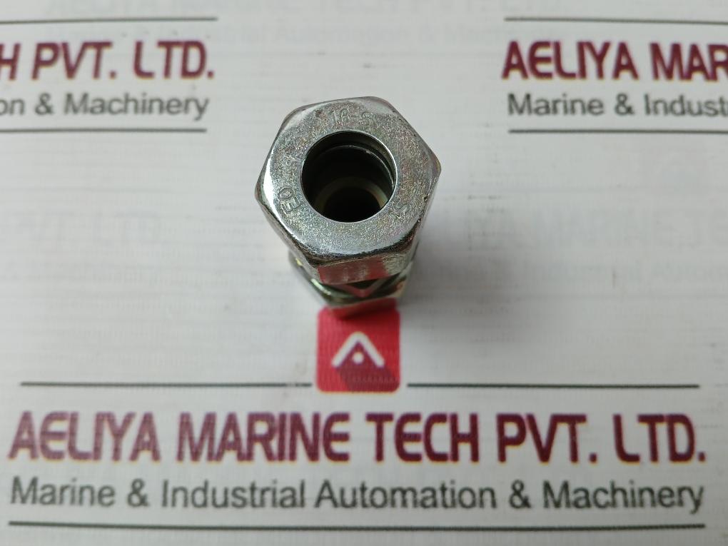 Parker 16-s Tube Steel Double Ferrule Union Fitting