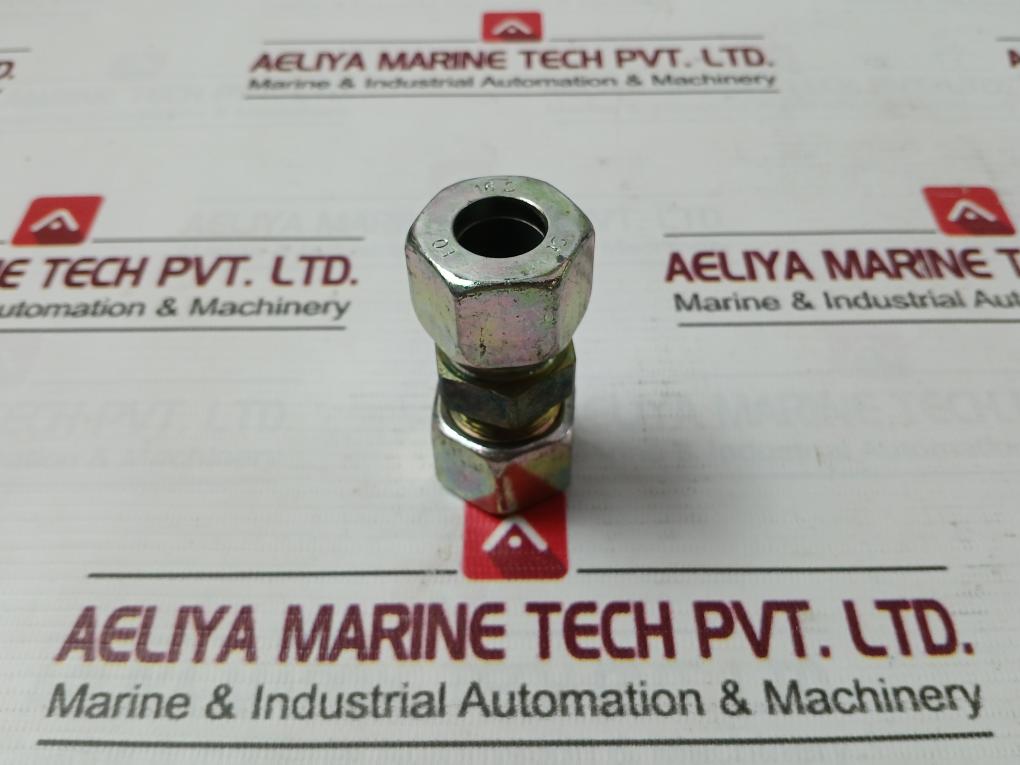 Parker 16-s Tube Steel Double Ferrule Union Fitting