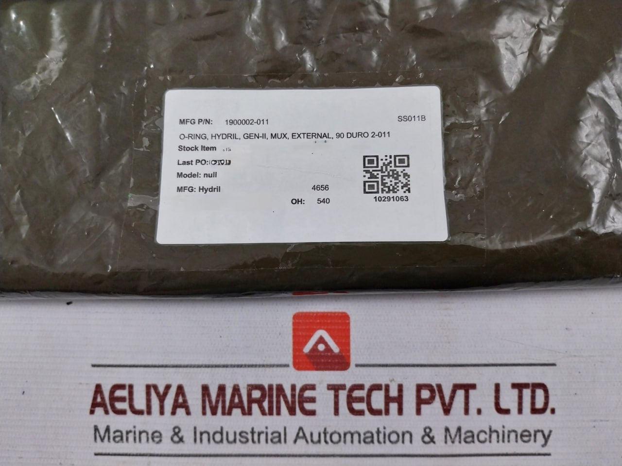 Parker 1900002-011 O-ring 90 Duro - N552 Hydraulic / Bop Seal 5/16X7/16X1/16