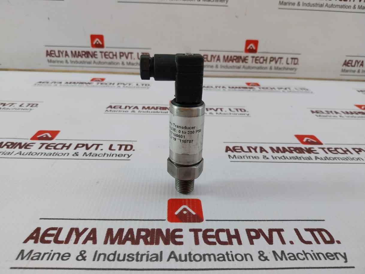 Parker 2317100601 Pressure Transducer 0 To 300 Psi