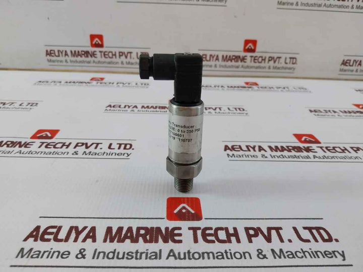 Parker 2317100601 Pressure Transducer 0 To 300 Psi