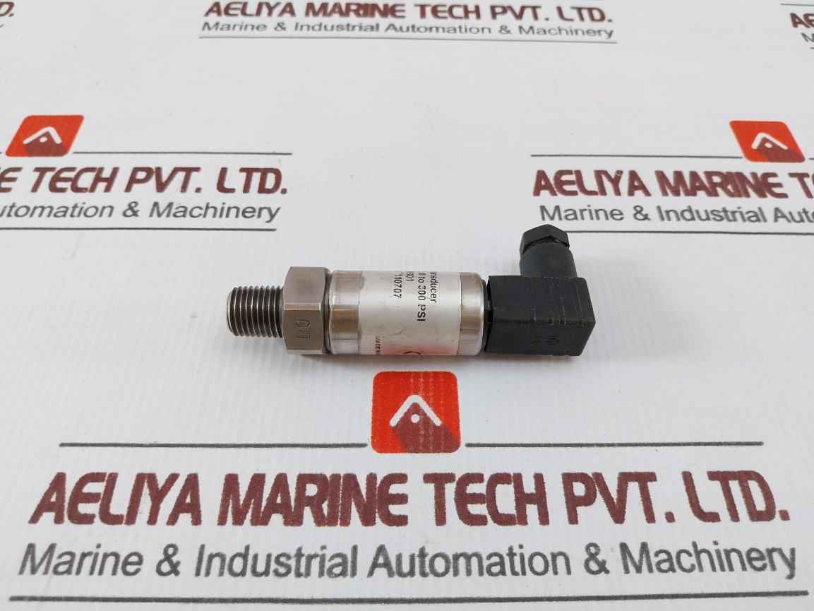 Parker 2317100601 Pressure Transducer 0 To 300 Psi