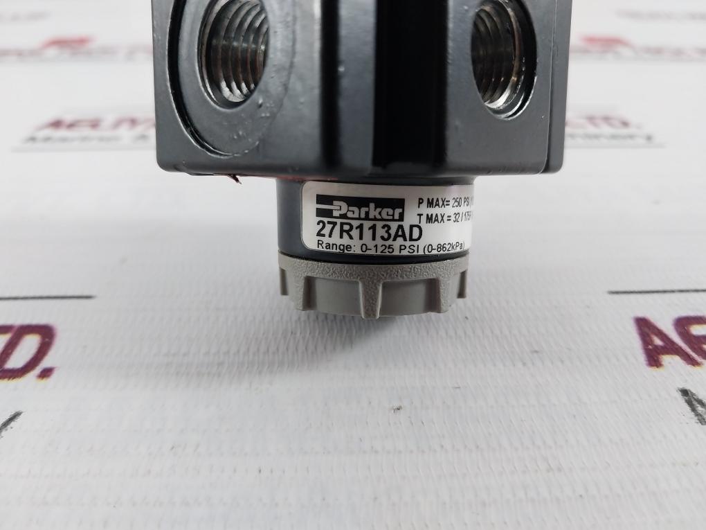 Parker 27R113Ad Pressure Regulator 0-125Psi A010A 1700 Kpa