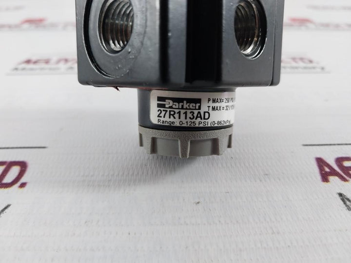 Parker 27R113Ad Pressure Regulator 0-125Psi A010A 1700 Kpa
