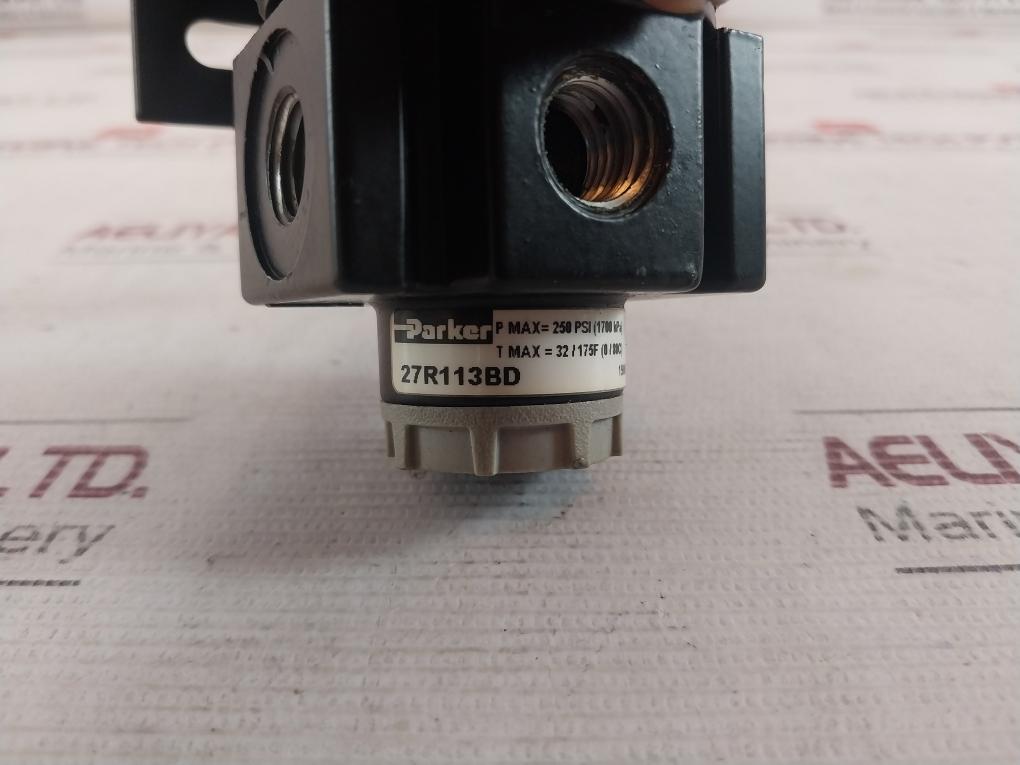 Parker 27R113Bd Pressure Regulating Valve 250 Psi 32/175F 1906