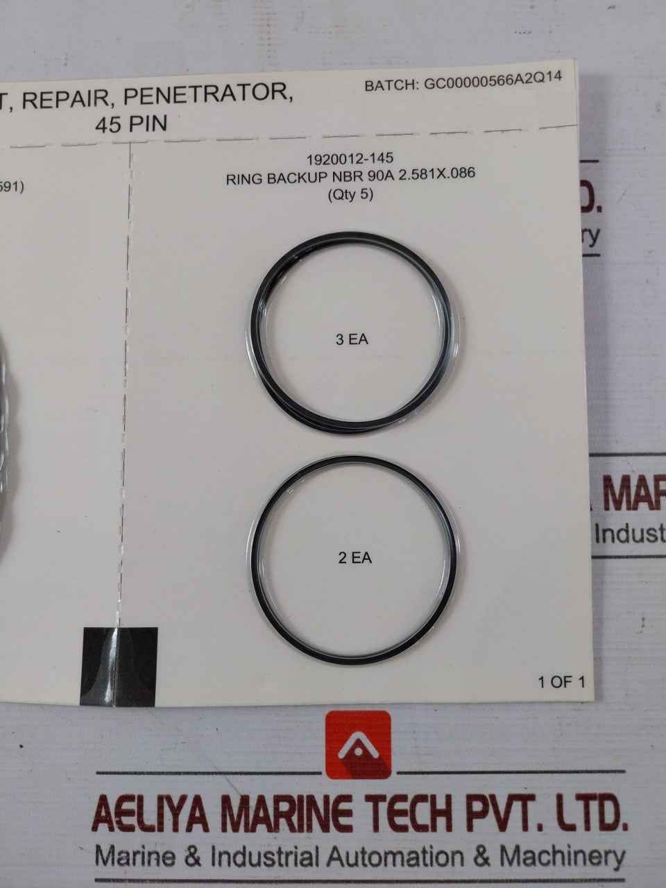 Parker 3163130 Repair Penetrator Kit 45 Pin O-ring Nitrile 70A