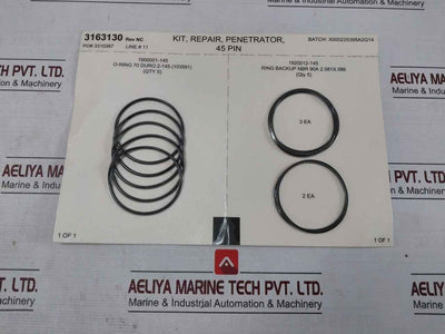 Parker 3163130 Repair Penetrator Kit 45 Pin O-ring Nitrile 70A 1900001-145