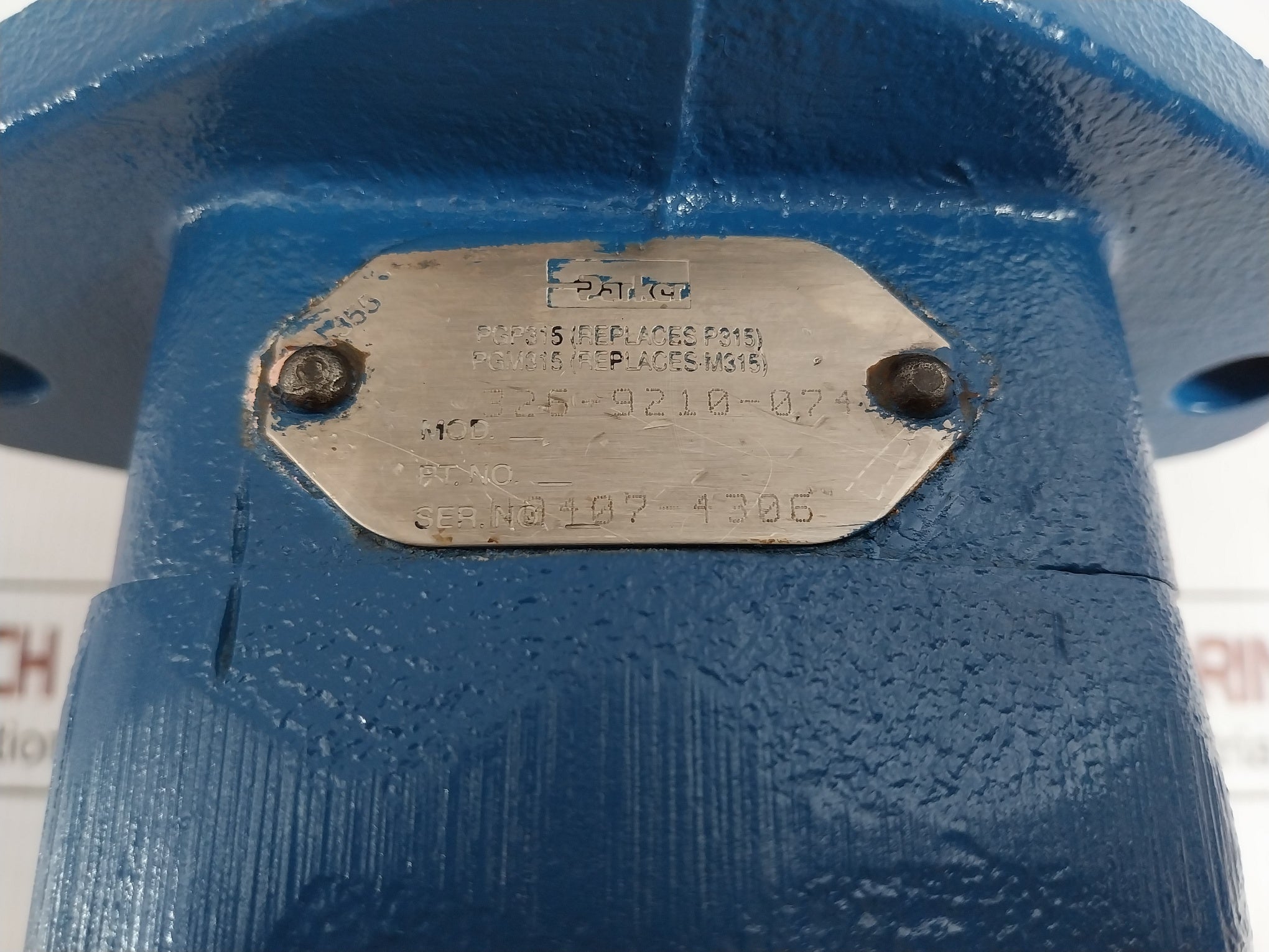 Parker 326-9210-074 Hydraulic Pump