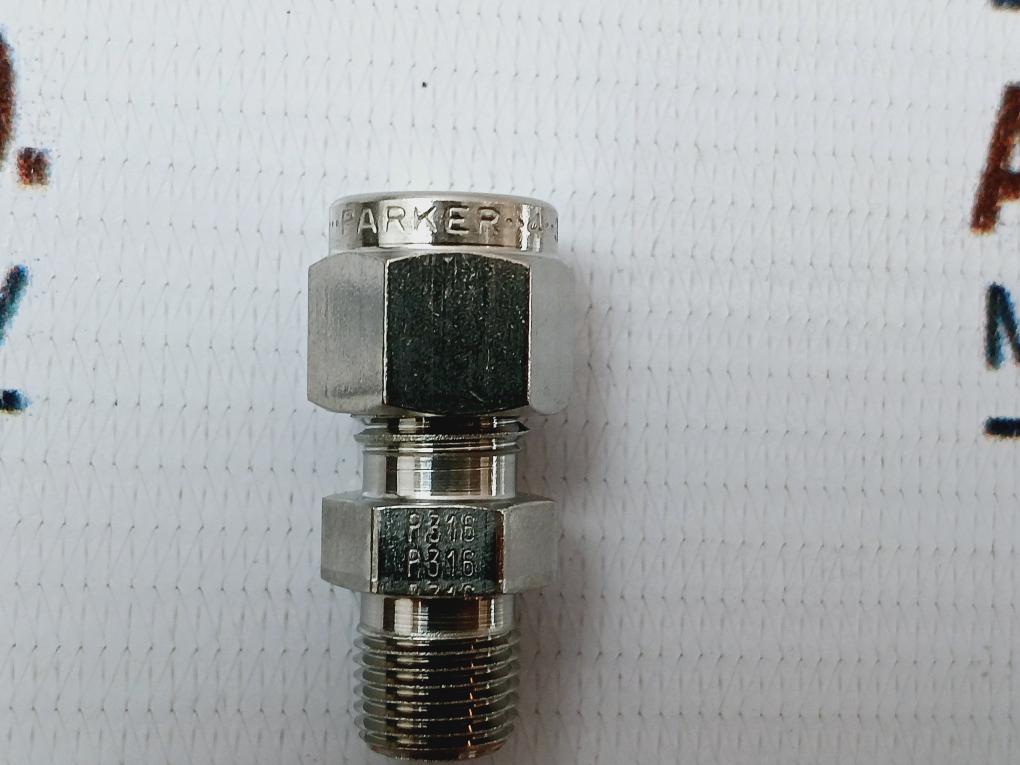 Parker 4--316--mbi, P316 Tube Fitting, Mg Male Connector 410000687