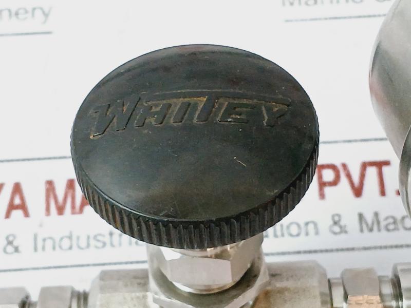 Parker 471tc-4 Standard Hose+whitey Knob+0-400 Bar Pressure Gauge Assy 5000 Psi