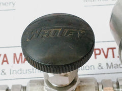 Parker 471tc-4 Standard Hose+whitey Knob+0-400 Bar Pressure Gauge Assy 5000 Psi