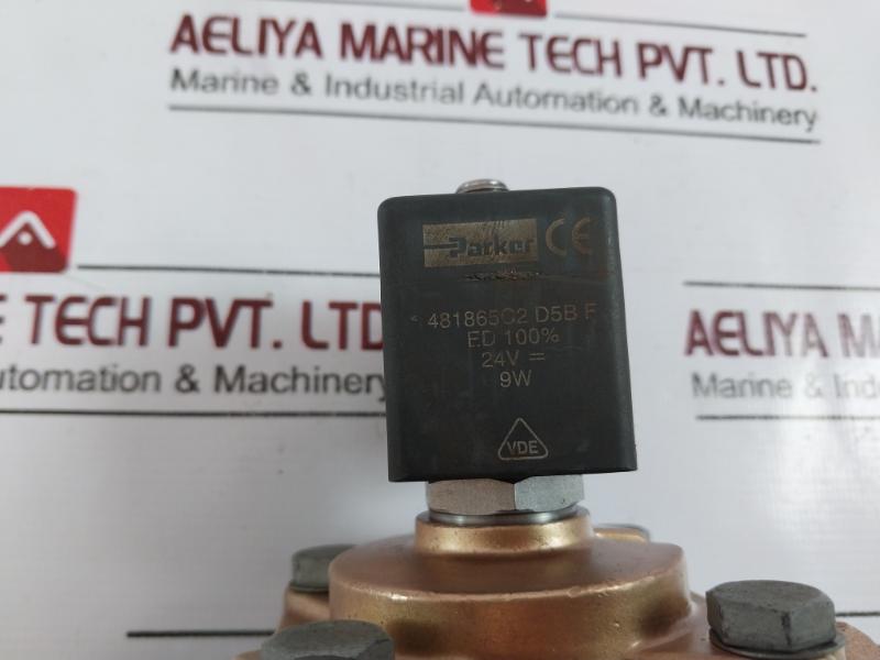Parker 481865C2 D5B F Solenoid Valve 24VDc9W