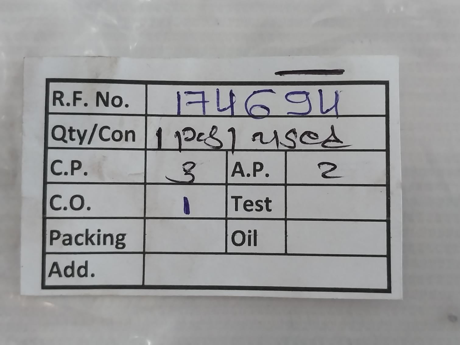 Parker 481865J3 D5 F Solenoid Valve Coil 230V 60Hz B-12 8W