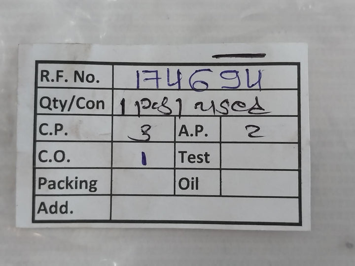 Parker 481865J3 D5 F Solenoid Valve Coil 230V 60Hz B-12 8W