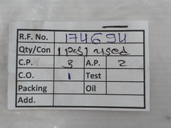 Parker 481865J3 D5 F Solenoid Valve Coil 230V 60Hz B-12 8W