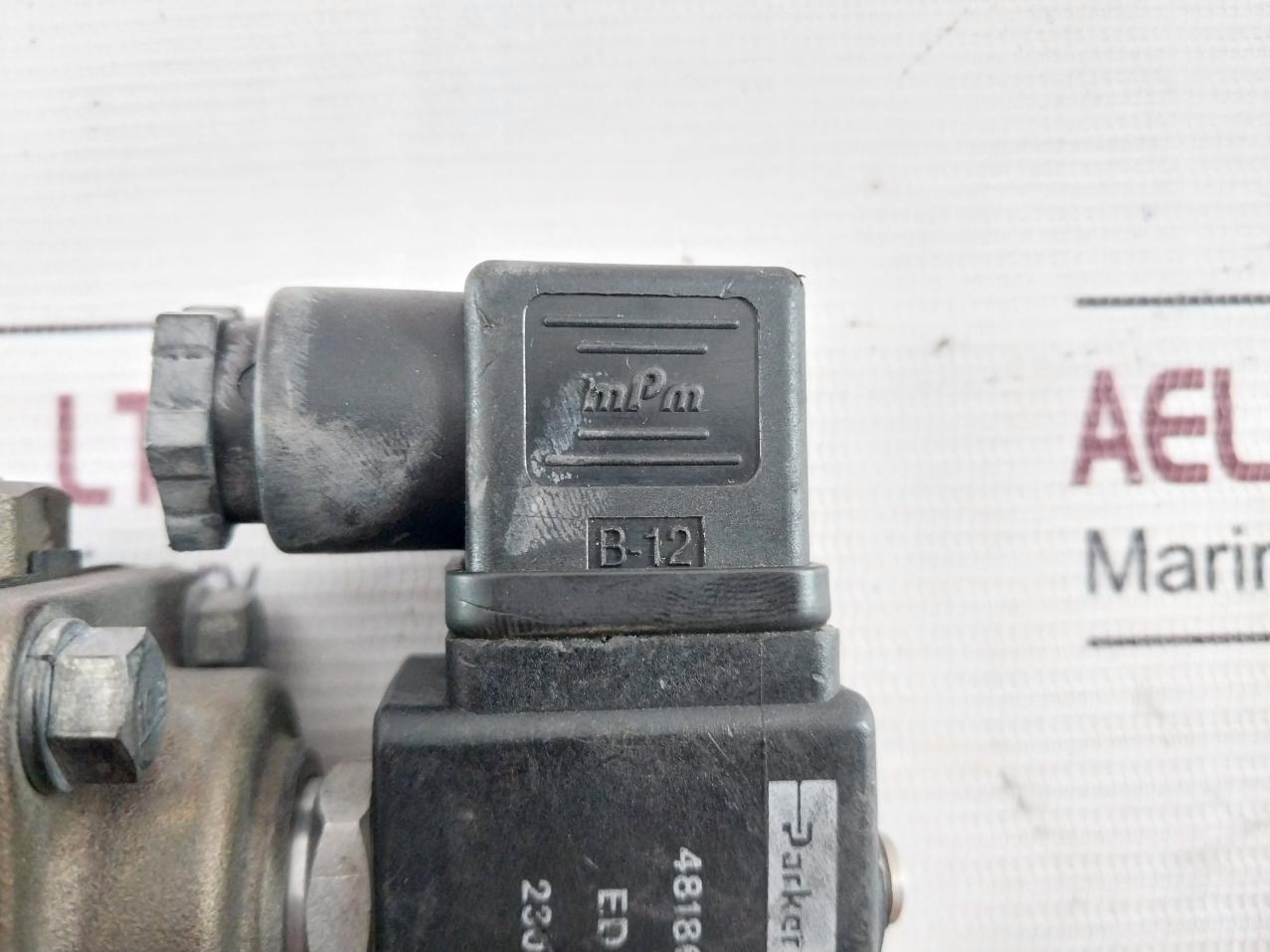 Parker 481865J3 D5 F Solenoid Valve Coil 230V 60Hz B-12 8W