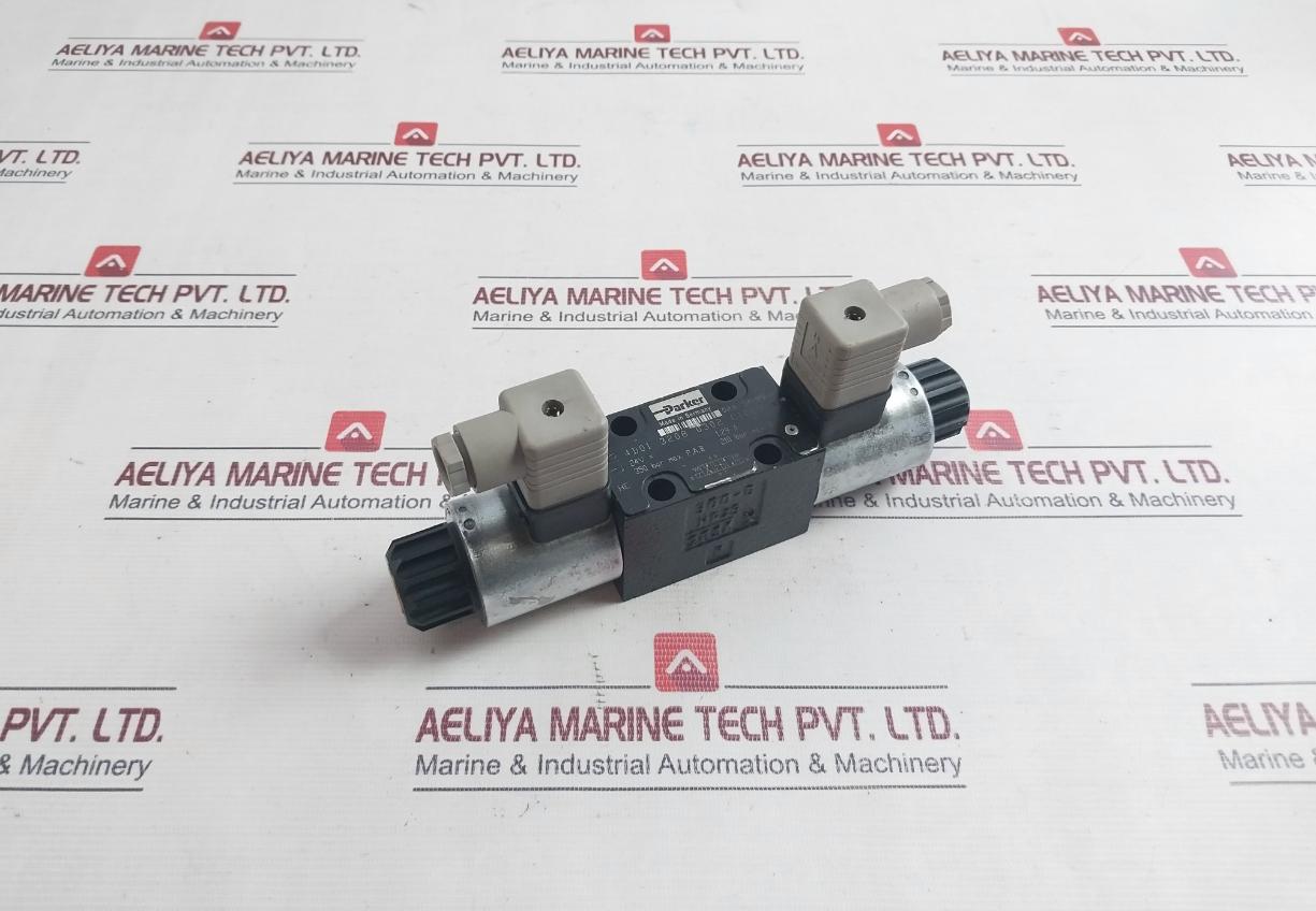 Parker 4D01 3208 0302 C1G0Q Hydraulic Directional Control Valve 24Vdc 100%Ed 14A