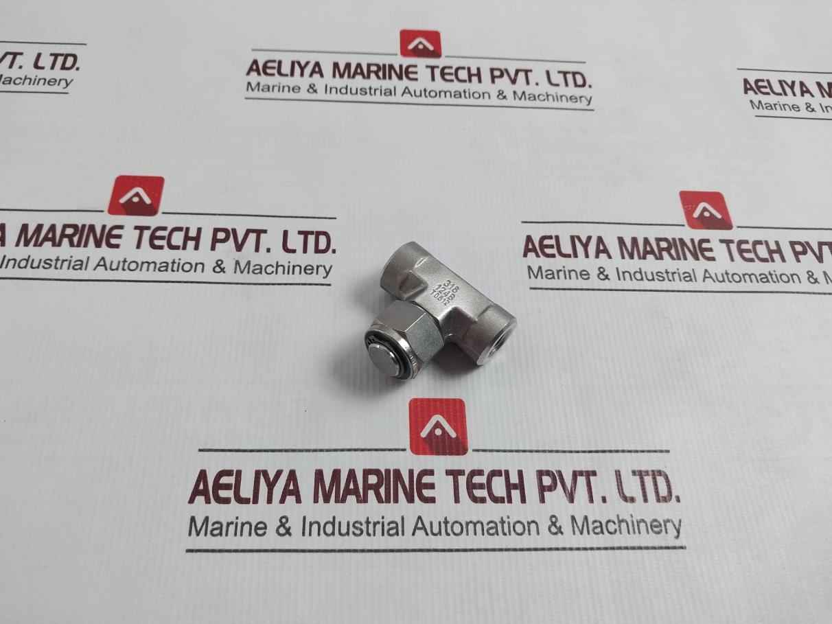 Parker 4f-ft4-10-ss Tee Filter Valve 124b