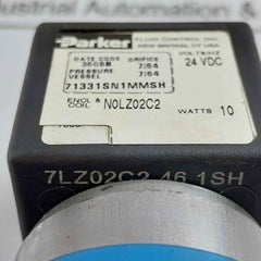 Parker 71331Sn1Mmsh Solenoid Valve 24Vdc