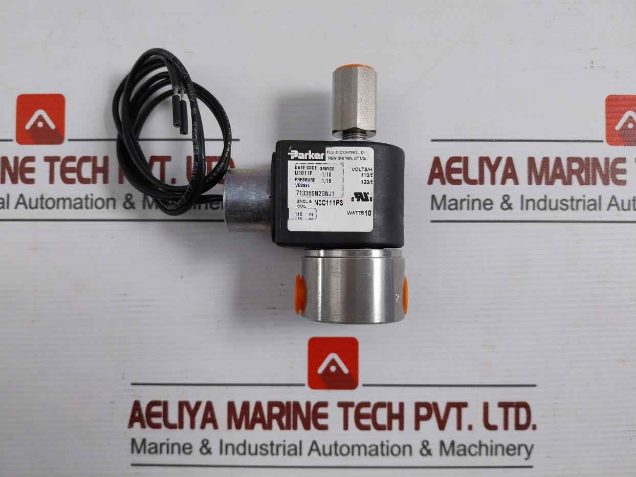 Parker 71335Sn2Gnj1 3-way Solenoid Valve 1/4" Npt