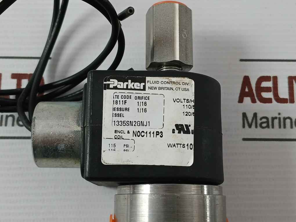 Parker 71335Sn2Gnj1 Fluid Control Valve 110/50Hz 115Psi 10 Watt