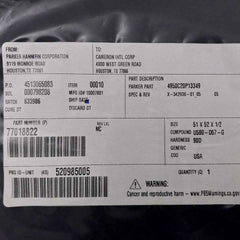 Parker 77018822 O-ring 4950C20P13349 90D 51 X 52 X 1/2