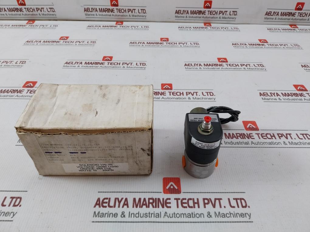 Parker 7C111P3 23 1Shf7 Solenoid Valve 110-120V 50/60Hz 10Watt 250Psi