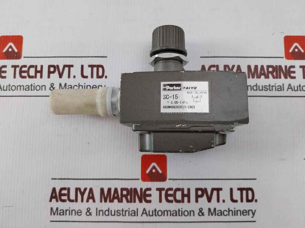 Parker 89Sw49626302S-2403 Pneumatic Speed Controller 0.05-1 Mpa