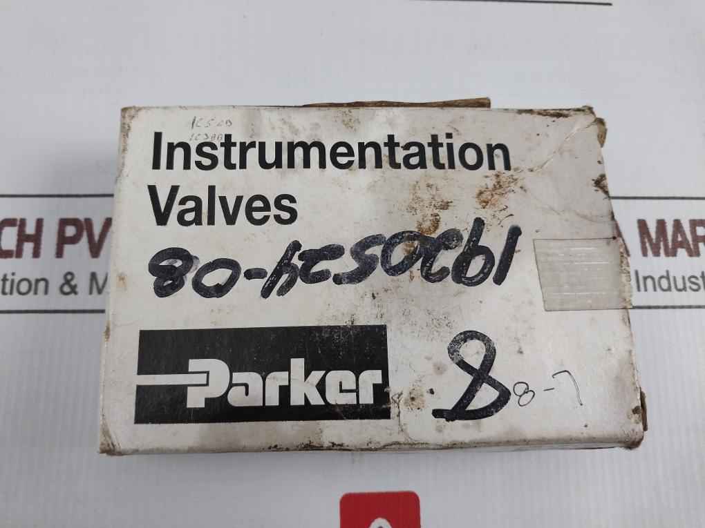 Parker 8A-b8Lj2-ssp-h-3478 2-way Manual Ball Valve B Series 1/2 In. Rev.A1