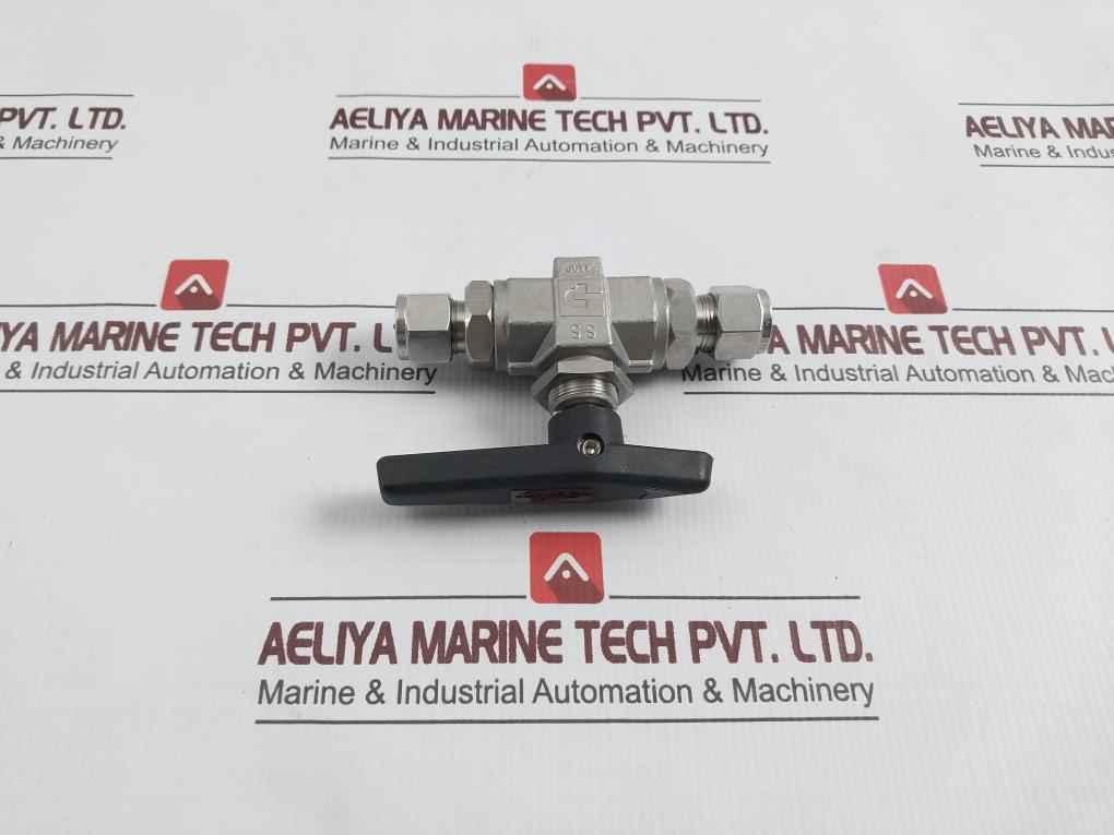 Parker 8A-b8Lj2-ssp-h-3478 2-way Manual Ball Valve B Series 1/2 In. Rev.A1