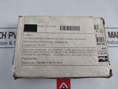 Parker 8A-b8Lj2-ssp-h-3478 2-way Manual Ball Valve B Series 1/2 In. Rev.A1