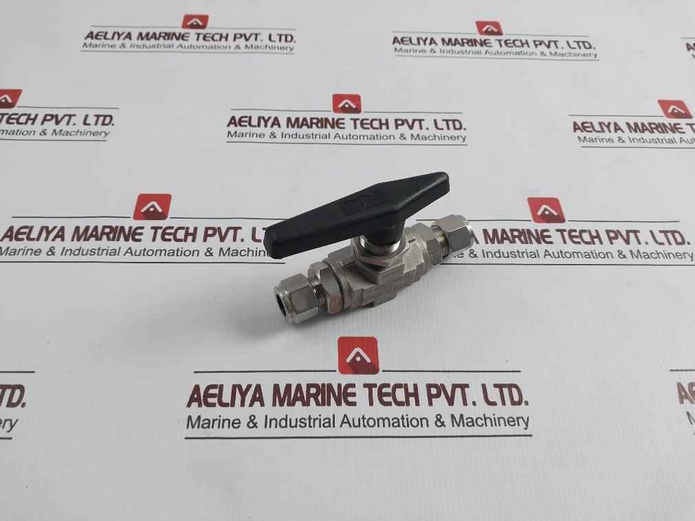 Parker 8A-b8Lj2-ssp-h-3478 2-way Manual Ball Valve B Series 1/2 In. Rev.A1