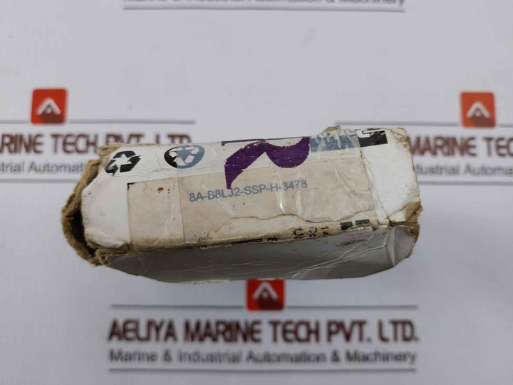 Parker 8A-b8Lj2-ssp-h-3478 B-series Two Way Stainless Steel Ball Valve Ini-208