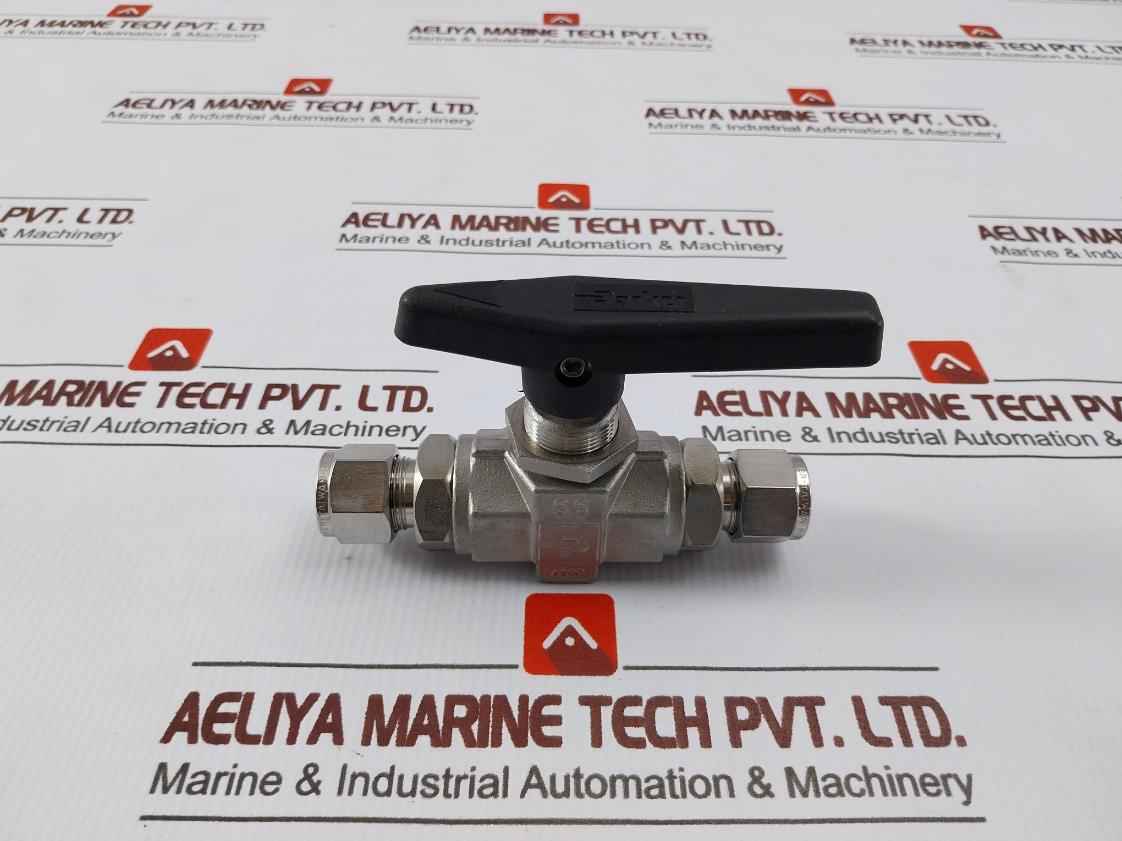 Parker 8A-b8Lj2-ssp-h-3478 B-series Two Way Stainless Steel Ball Valve Ini-208