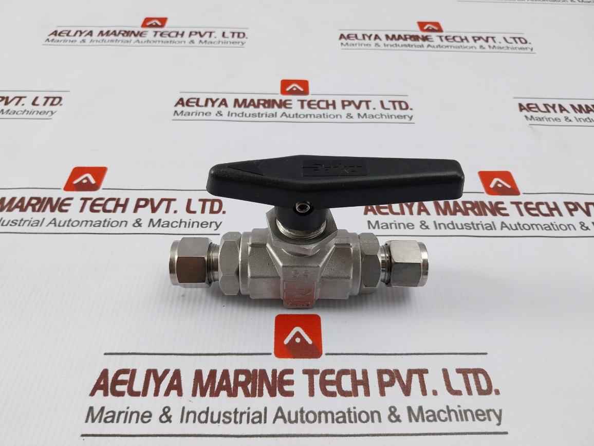 Parker 8A-b8Lj2-ssp-h-3478 B-series Two Way Stainless Steel Ball Valve Rev: A1