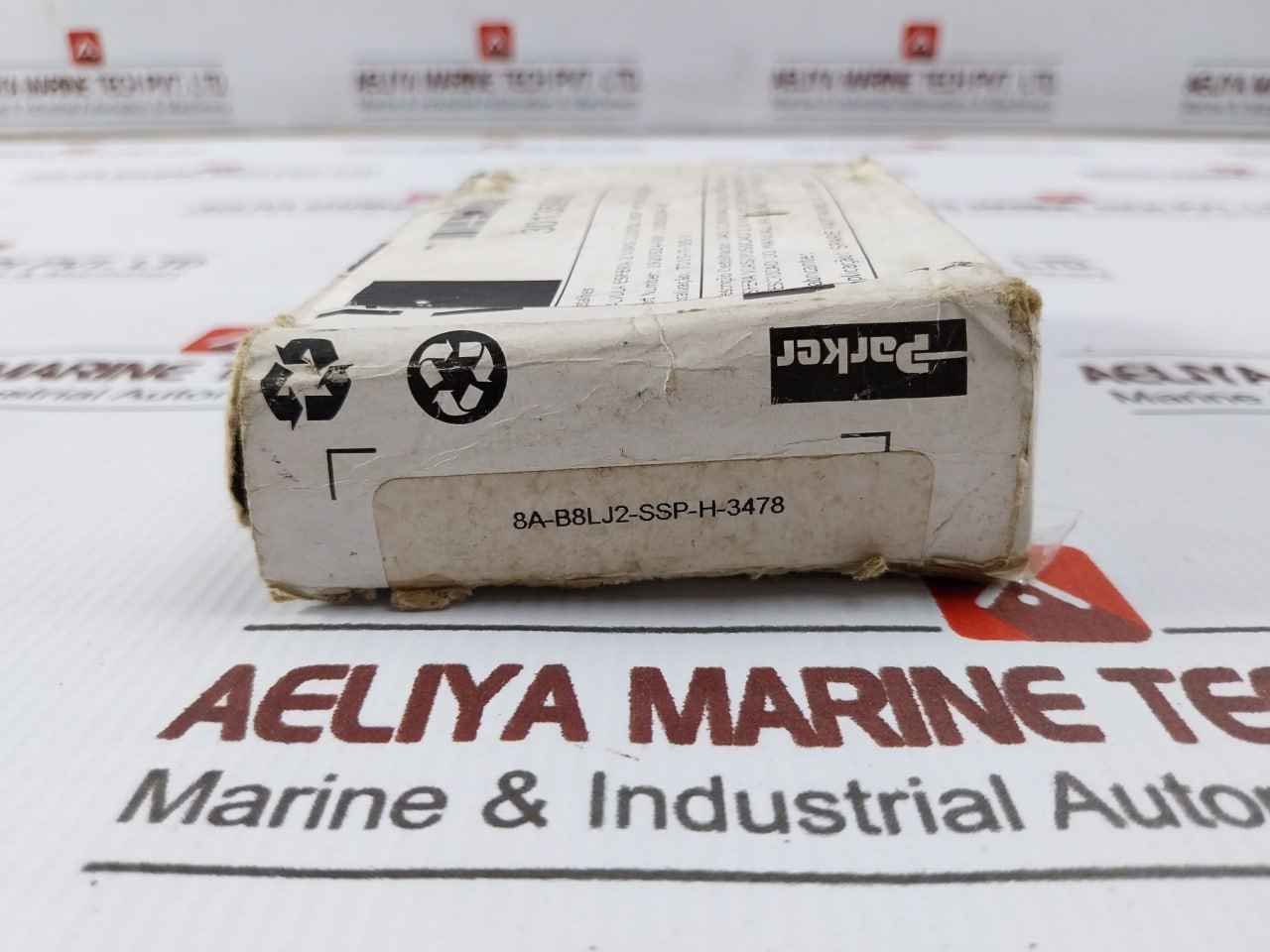 Parker 8A-b8Lj2-ssp-h-3478 B-series Two Way Stainless Steel Ball Valve Rev: A1