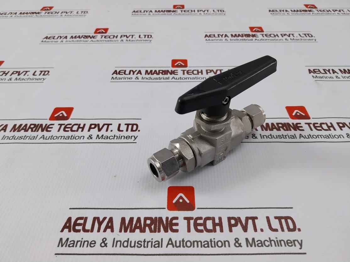 Parker 8A-b8Lj2-ssp-h-3478 B-series Two Way Stainless Steel Ball Valve Rev: A1