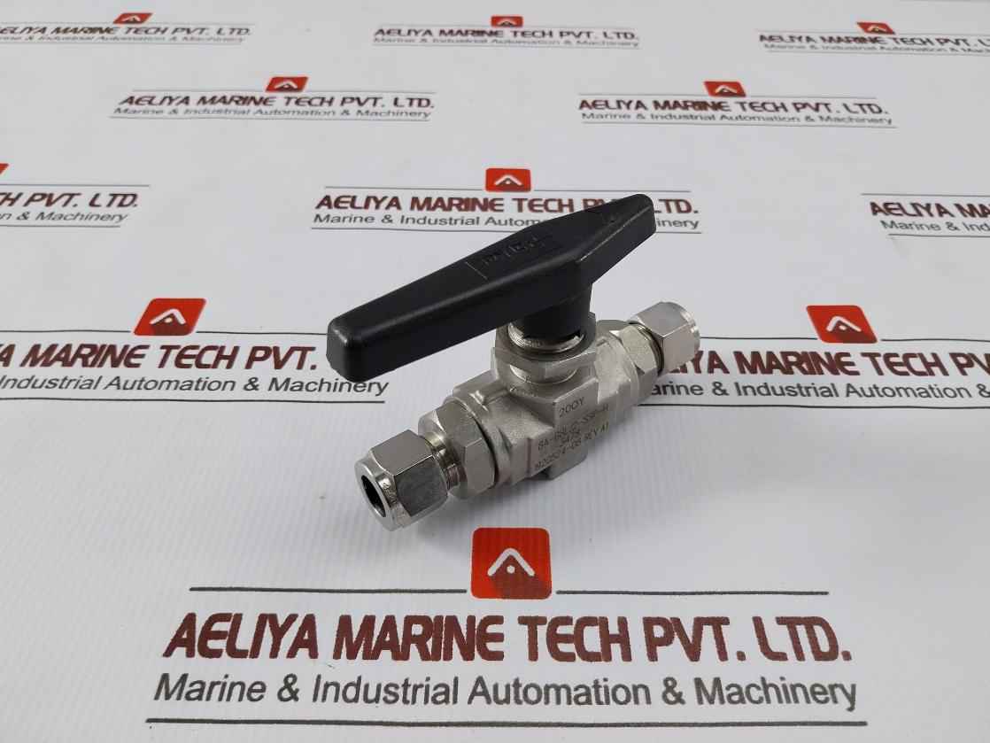 Parker 8A-b8Lj2-ssp-h-3478 B-series Two Way Stainless Steel Ball Valve Rev: A1