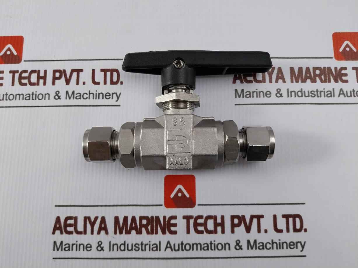 Parker 8A-b8Lj2-ssp-h-3478 B-series Two Way Stainless Steel Ball Valve Rev: A1