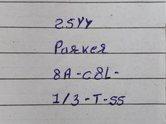 Parker 8A-c8L-1/3-t-ss Poppet Valve 25Yy