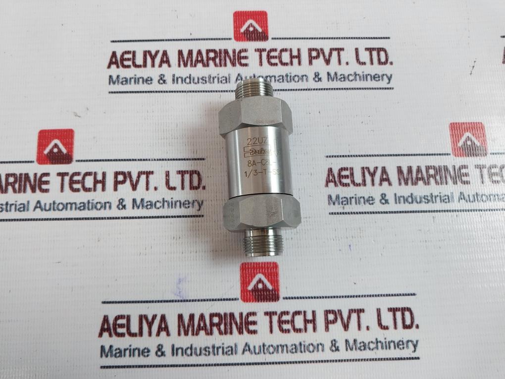 Parker 8A-c8L-1/3-t-ss One-way Valve P-316