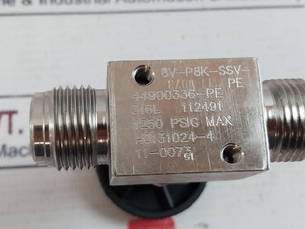 Parker 8V-p8K-ssv-pe Bellow Valve