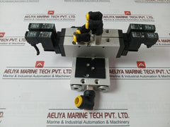 Parker 9121594806X Manifold Bar And Solenoid Valve P2E-kv32C 24Vdc 10 Bar/145Psi