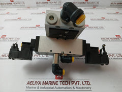 Parker 9121594806X Manifold Bar And Solenoid Valve P2E-kv32C 24Vdc 10 Bar/145Psi