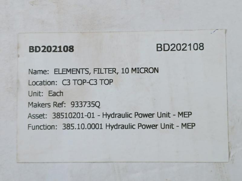 Parker 933735q Ecoglass Filter Elements 419-644-4311