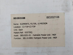 Parker 933735q Hydraulic Filter Element Bd202108