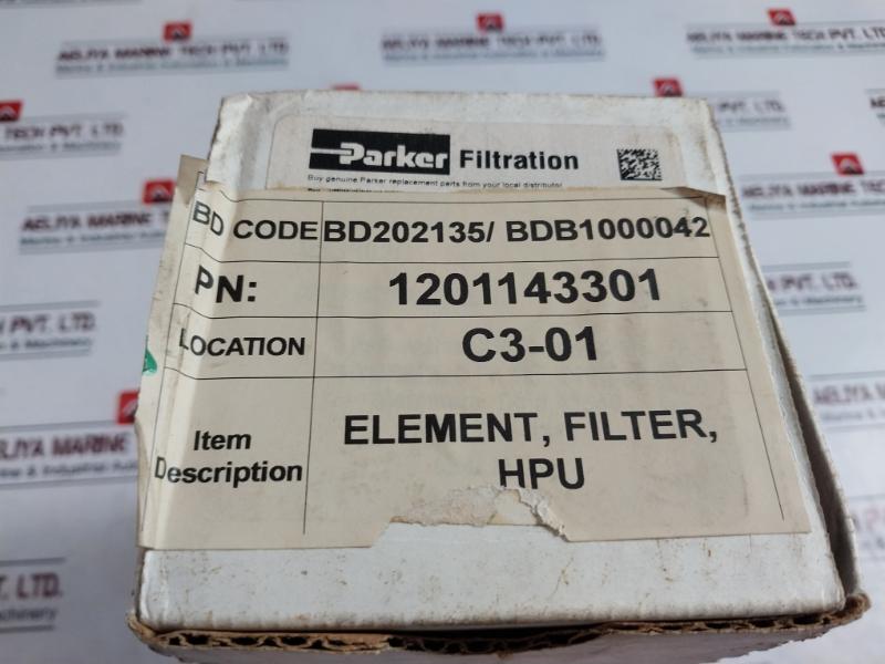 Parker 936602q Hydraulic Filter Element 10q, 12rw