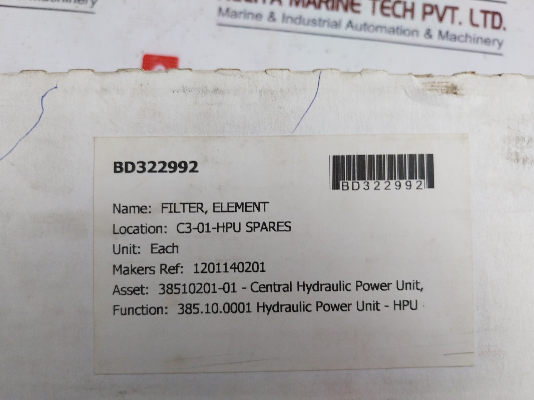 Parker 936713q Hydraulic Filter 1201140201